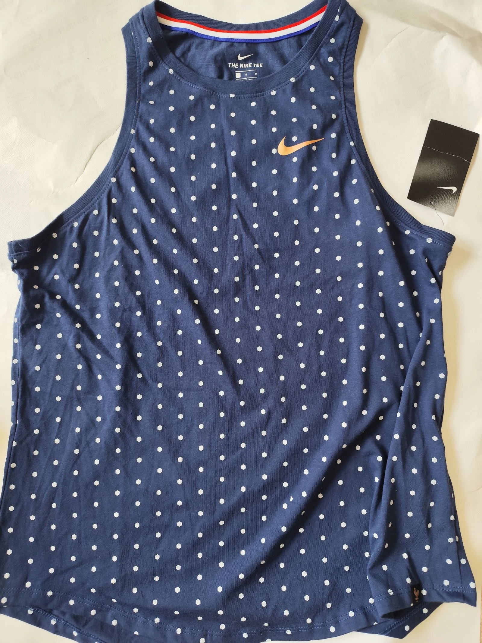 Debardor a rayas nike FFF nuevo y autentico para mujer talla L – photo 2